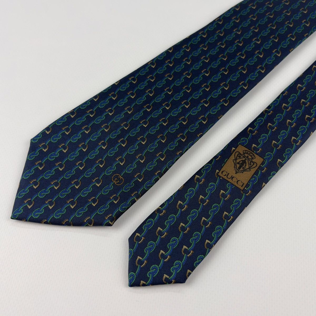 Gucci Gucci Vintage Silk Tie Size ONE SIZE - 3 Thumbnail
