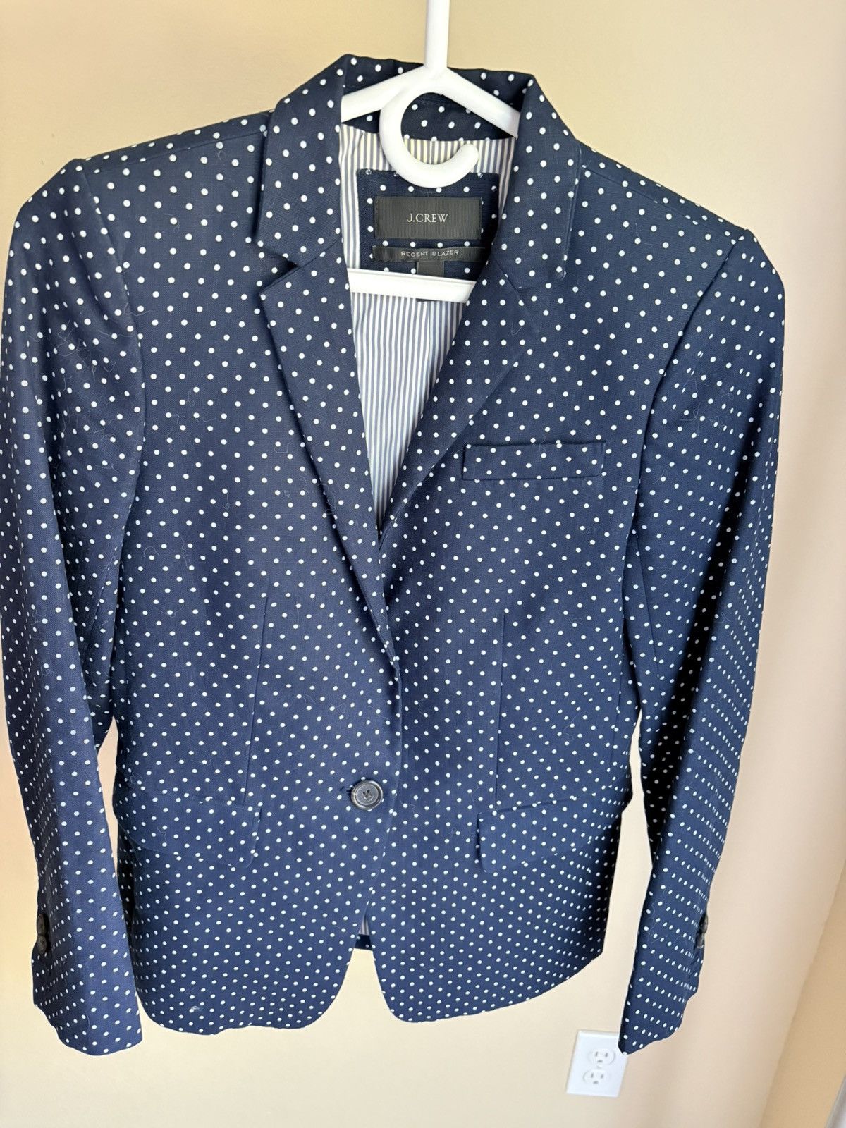 J.Crew J crew Regent Polkadot Blazer Line Size XXS / US 00 / IT 34 - 2 Thumbnail