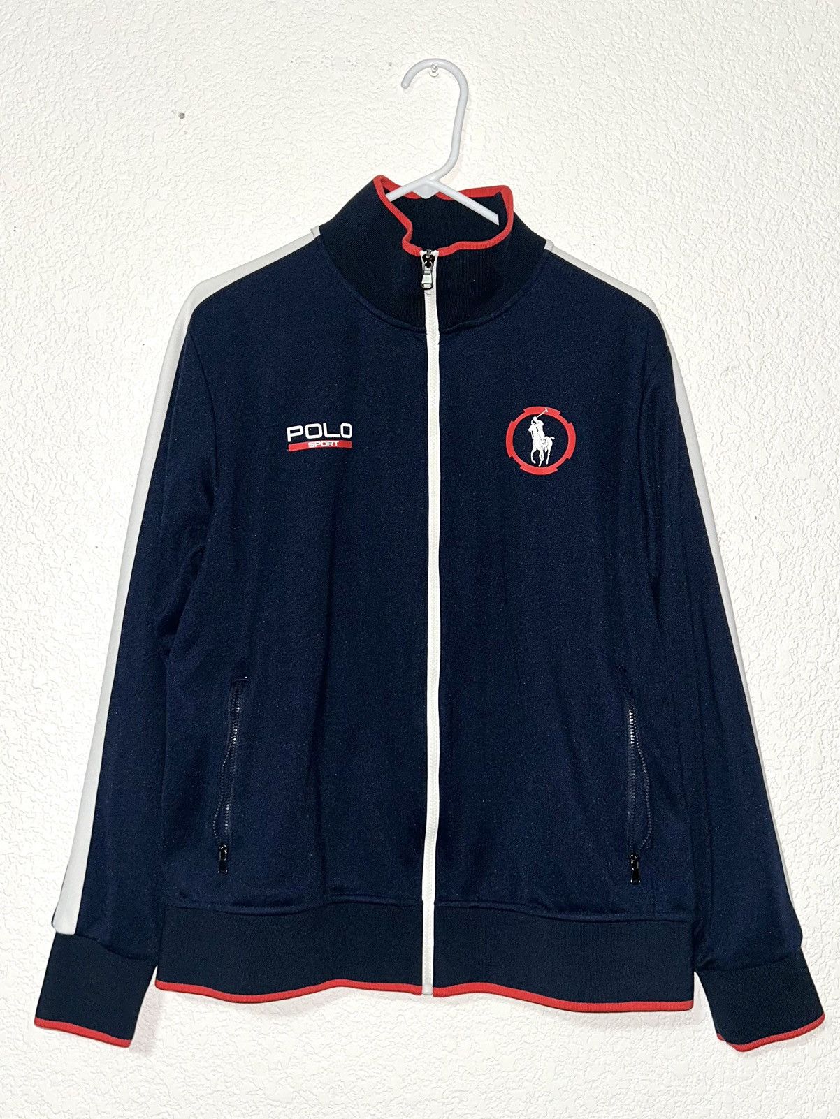 Polo Ralph Lauren Polo Ralph Lauren Blue Track Jacket Size US L / EU 52-54 / 3 - 1 Thumbnail