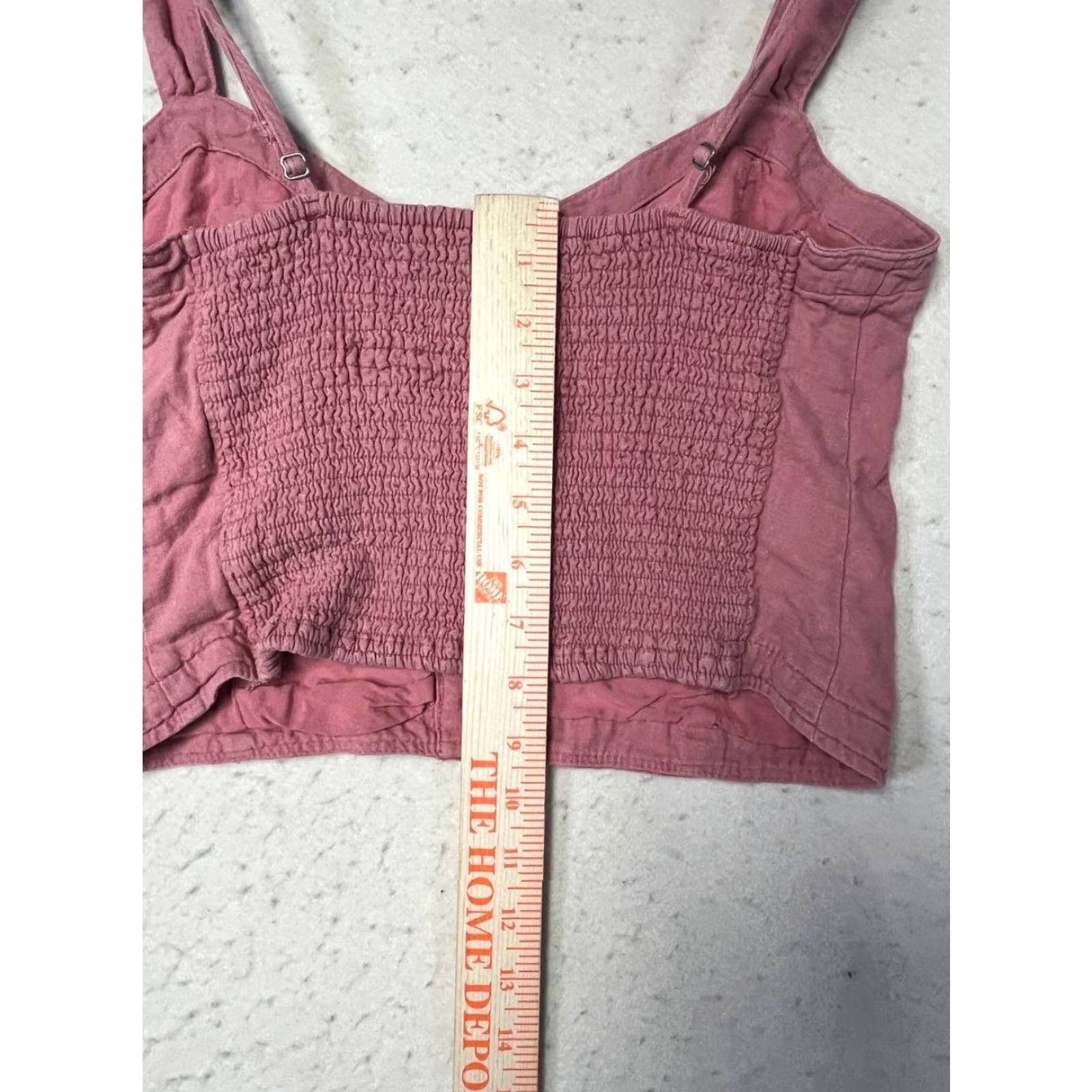 Abercrombie & Fitch Abercrombie & Fitch Women's Pink Y2K Corset Bustier Crop Tank Top M Sleeveless Cropped Pocket? (Note: "Pocket" not in original) Size M / US 6-8 / IT 42-44 - 3 Thumbnail