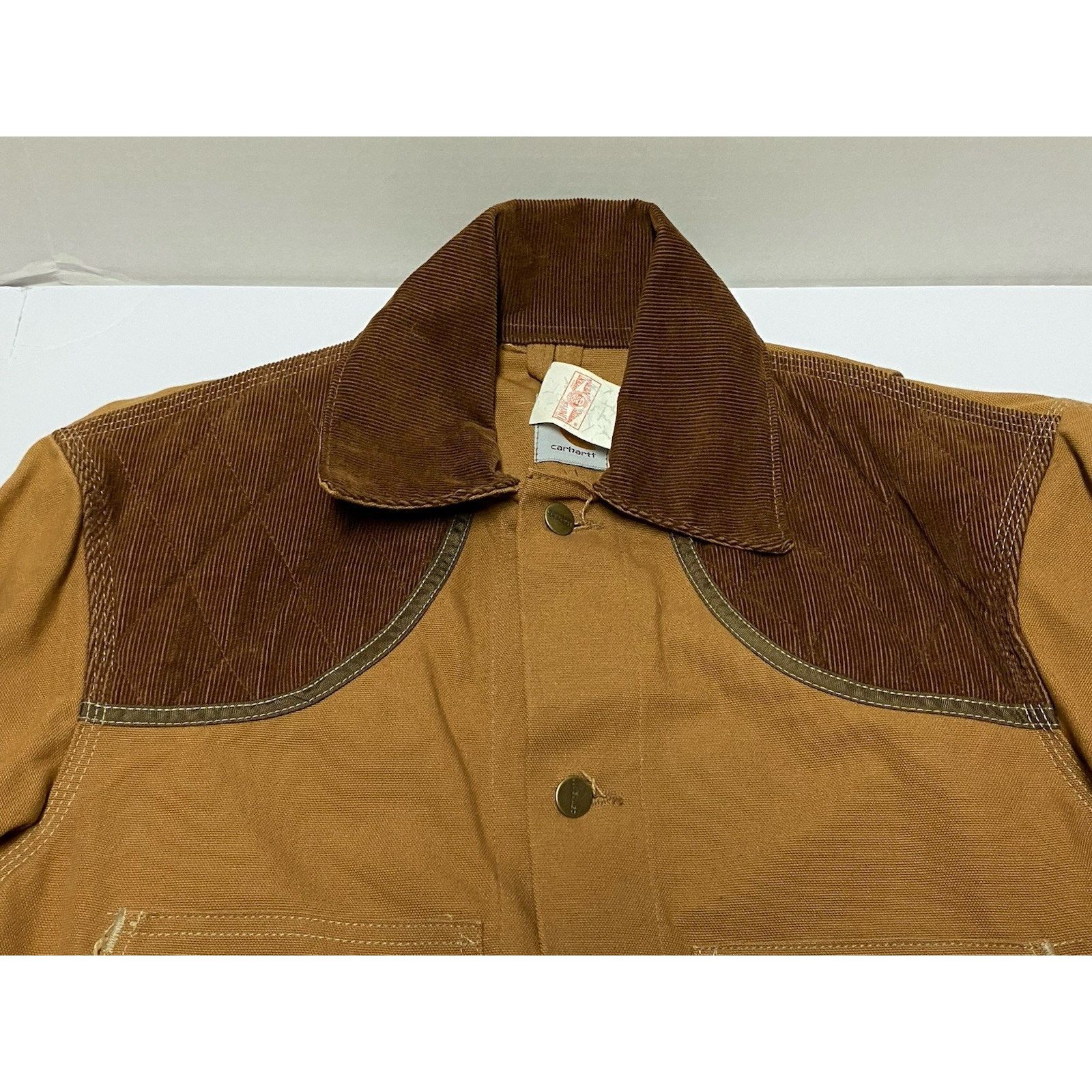 Carhartt VTG Carhartt Hunting Jacket Sz M Duck Canvas Pouch USA Made Size US M / EU 48-50 / 2 - 4 Thumbnail