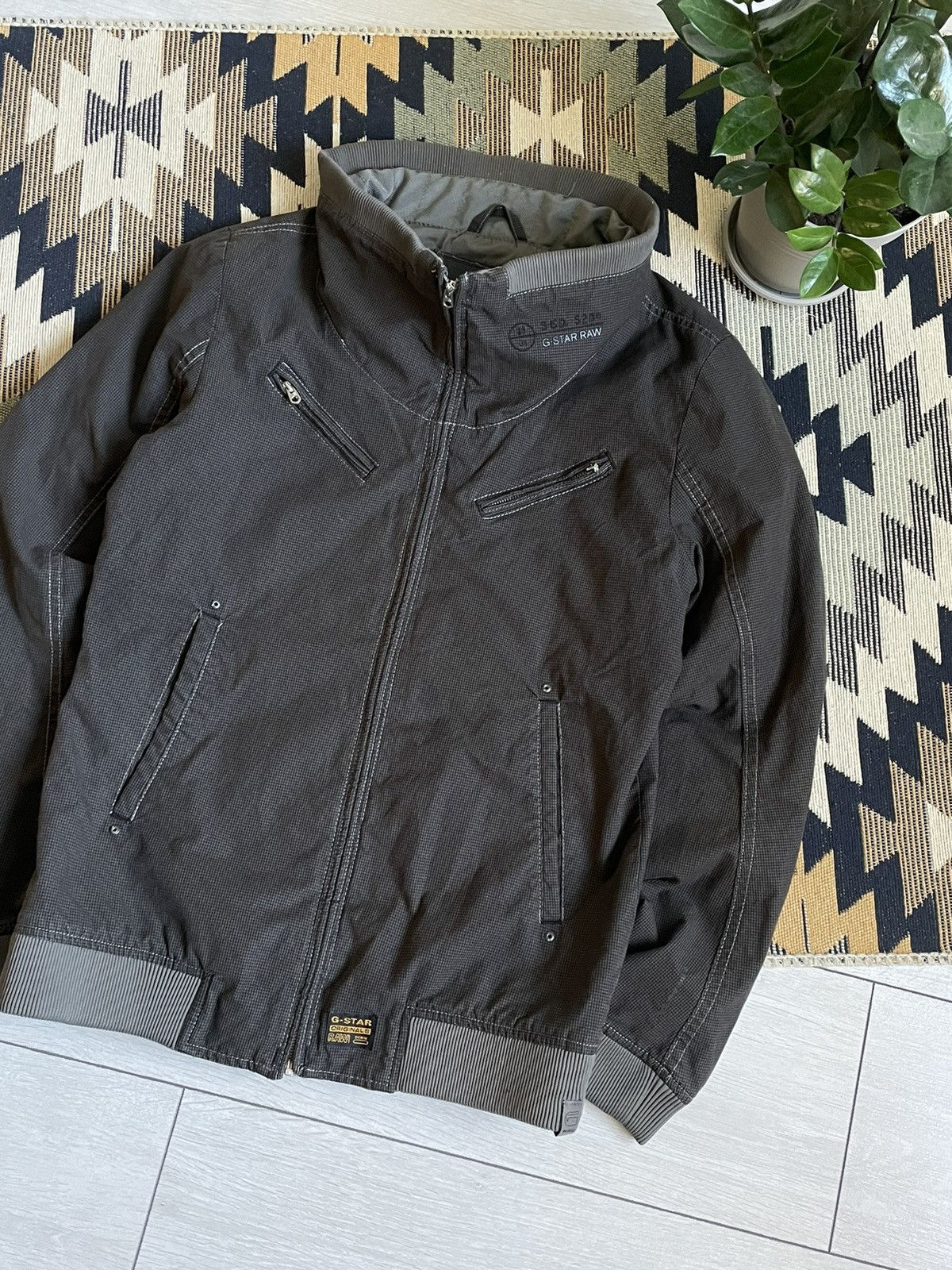 G-Star × Vintage Vintage G-star Raw Logo Jacket Size L / US 10 / IT 46 - 4 Thumbnail