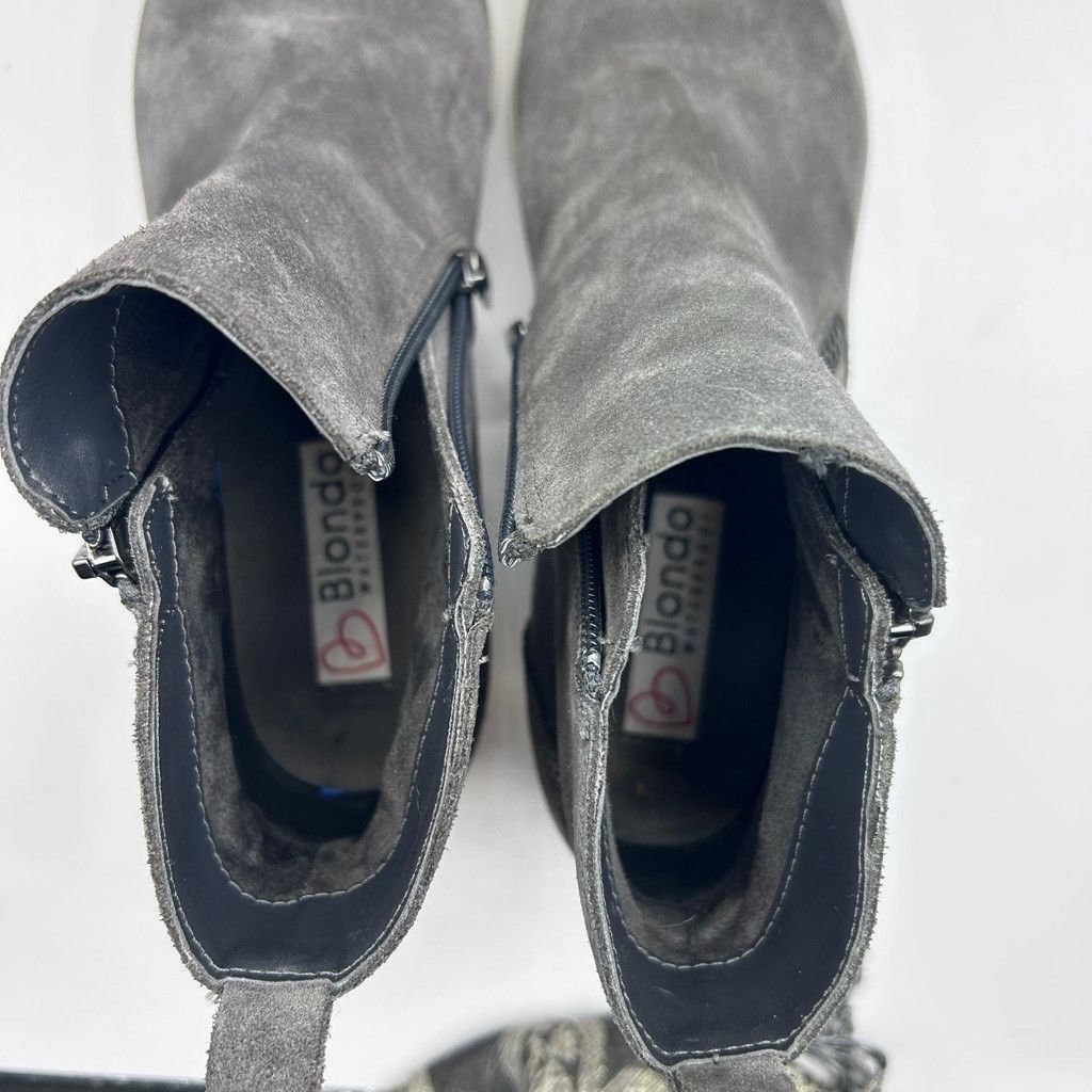 Blondo Women's Blondo Boots, Gray, Size 8.5 M Size US 8.5 / IT 38.5 - 3 Thumbnail