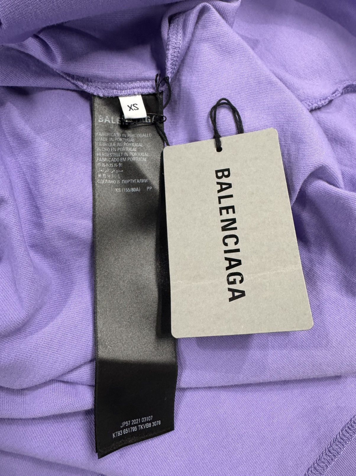 Balenciaga Balenciaga Distressed Logo T-Shirt Size US XS / EU 42 / 0 - 4 Thumbnail