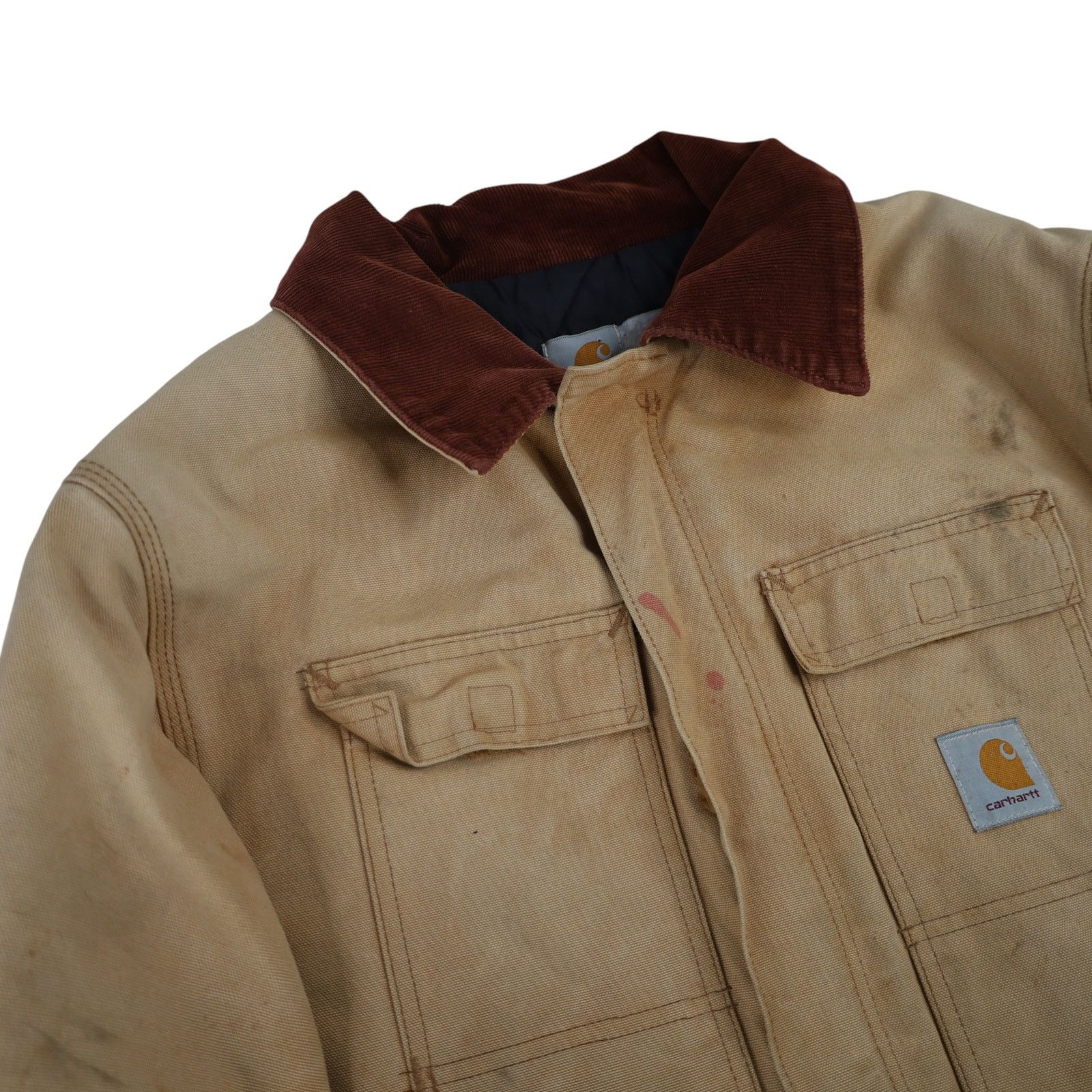 Carhartt Vintage Distressed Carhartt Chore Coat Size US XL / EU 56 / 4 - 5 Thumbnail