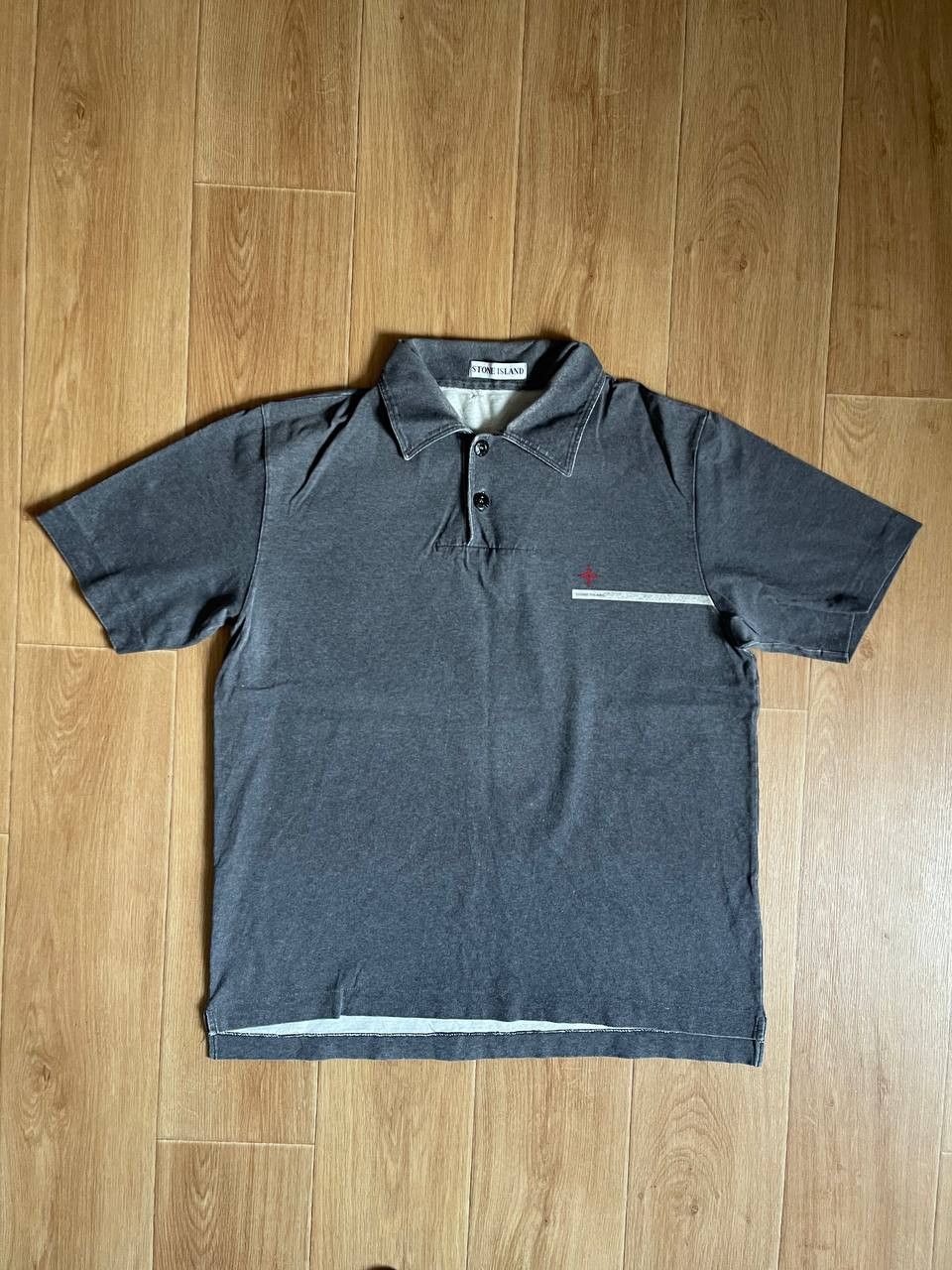 Massimo Osti × Stone Island × Vintage Stone Island Polo Vintage Size US L / EU 52-54 / 3 - 2 Thumbnail