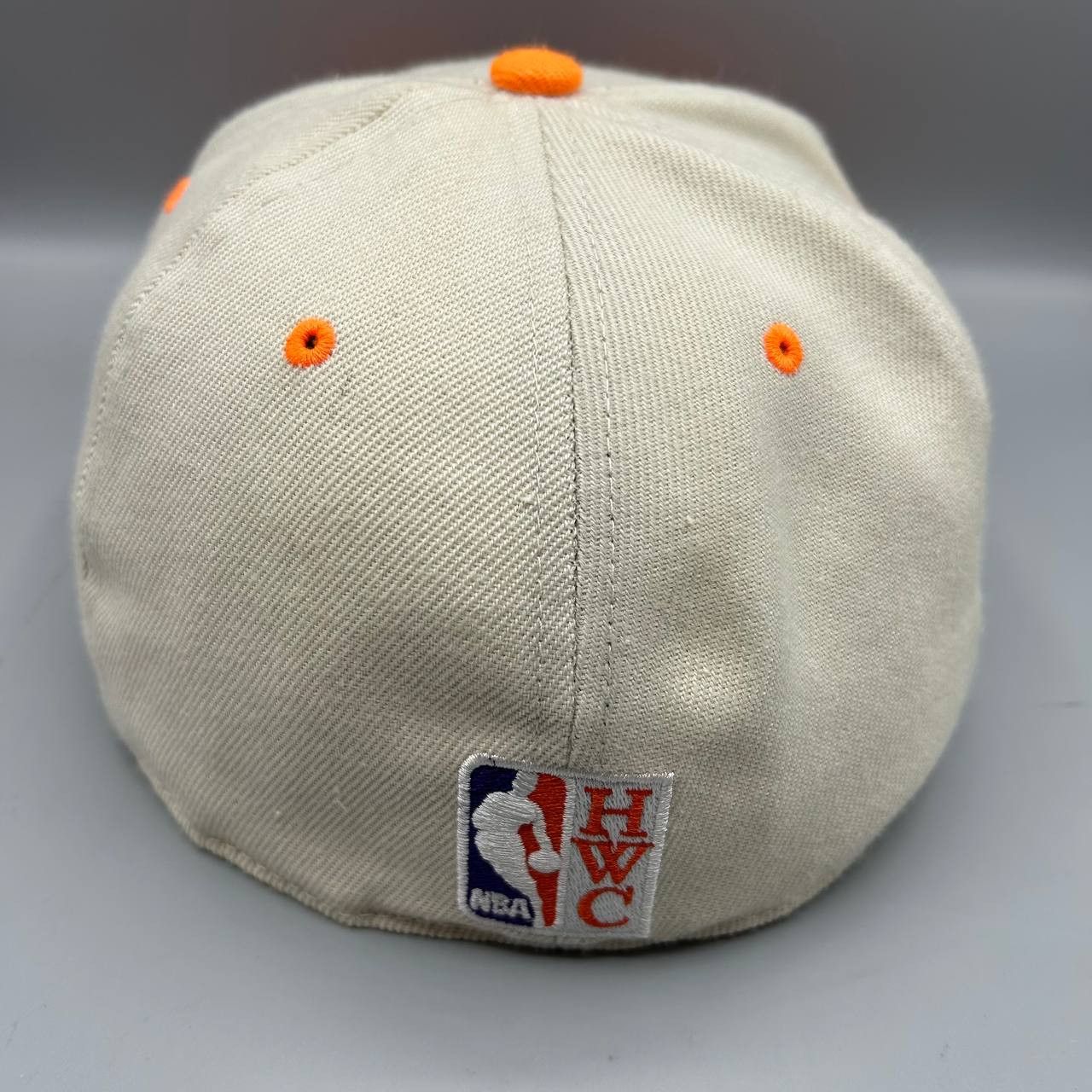 Mitchell & Ness Phoenix Suns Hat Men 7 1/8 White Orange NBA HWC Fitted Cap Size ONE SIZE - 10 Thumbnail