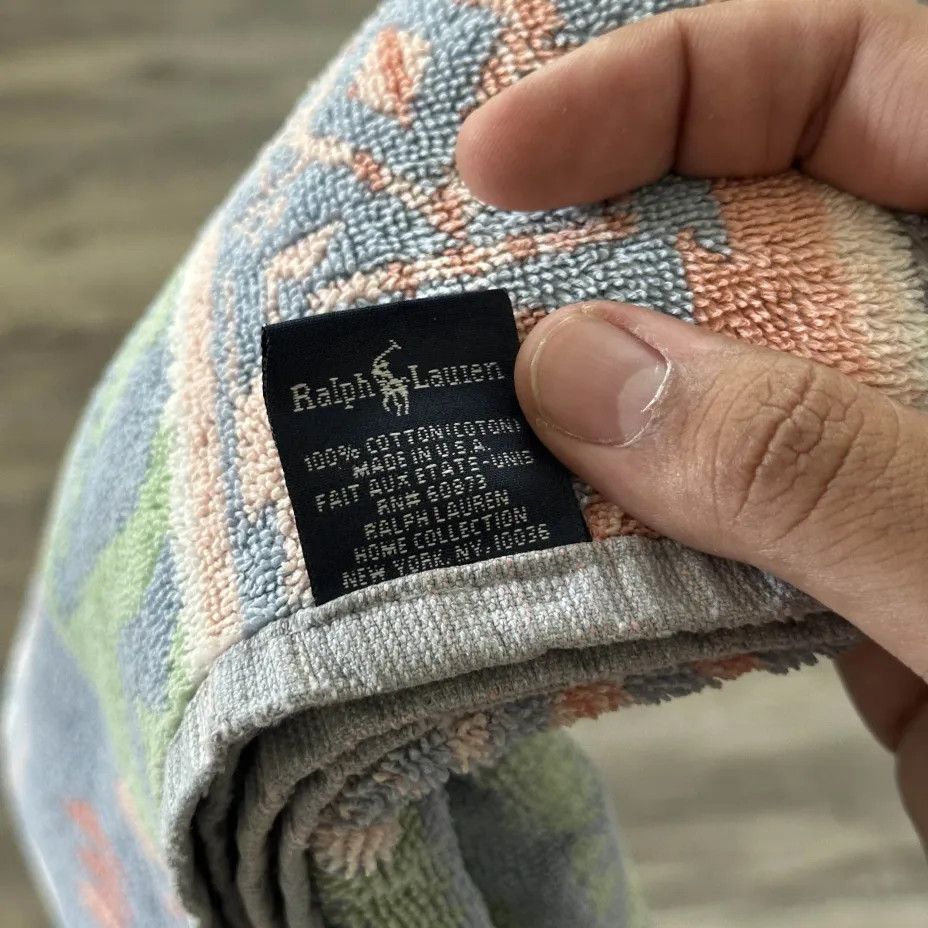 Polo Ralph Lauren Vintage Polo Ralph Lauren Aztec South Western Towel 50x27 Size ONE SIZE - 2 Thumbnail