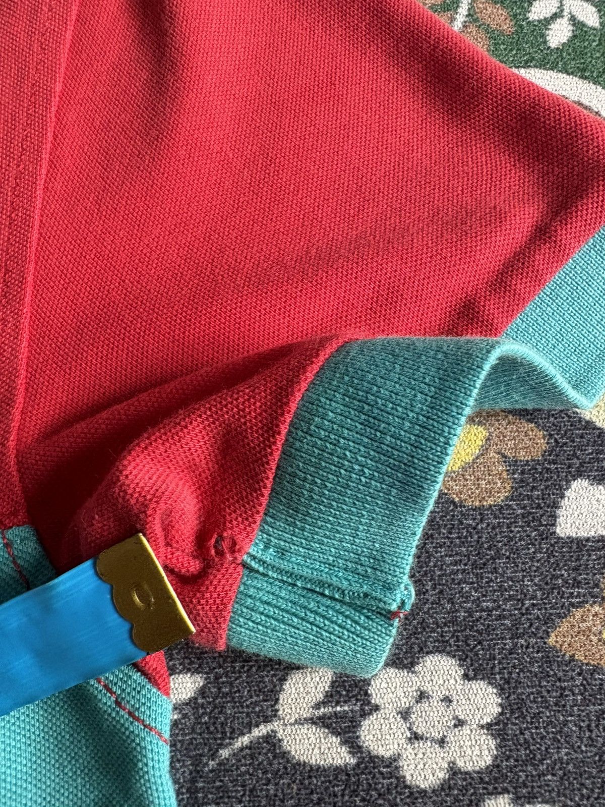 Japanese Brand Michael Bastian X Uniqlo Two Tone Color Striped Polo Tee Size US S / EU 44-46 / 1 - 7 Thumbnail