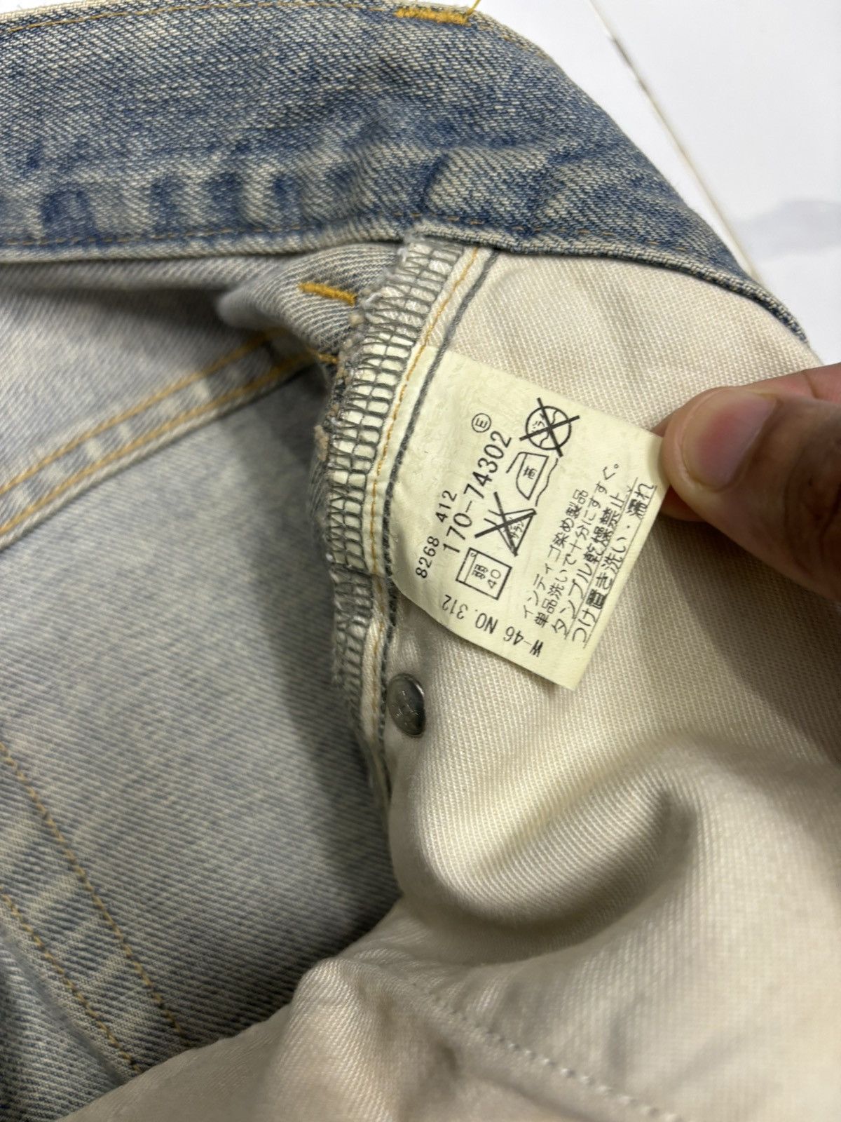 If Six Was Nine Takeo Kikuchi Mud Wash I6W9 Style Lgb Distressed Denim Jeans Size US 30 / EU 46 - 12 Thumbnail