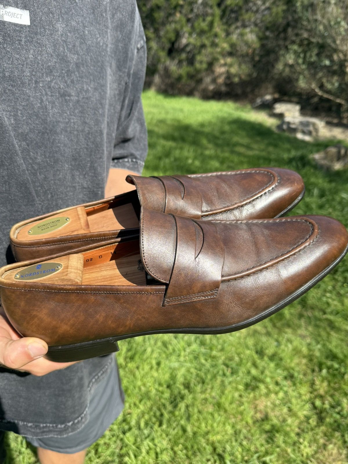 Santoni Santoni - Designer Italian Fashion: Leather Dress Shoes Size US 11 / EU 44 - 1 Thumbnail