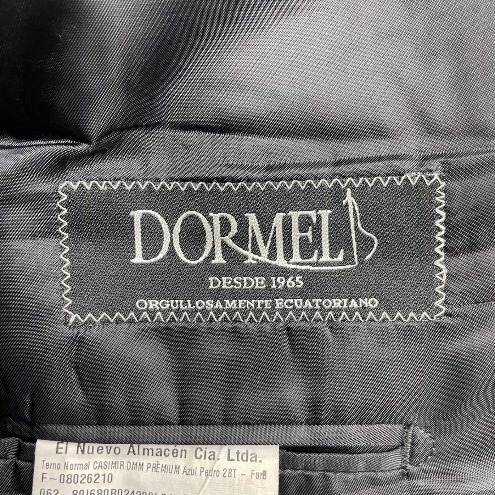 Other Dormel Men’s Bespoke Wool Blend 2-Button Suit Navy Blue • 42 Size 42R - 6 Thumbnail