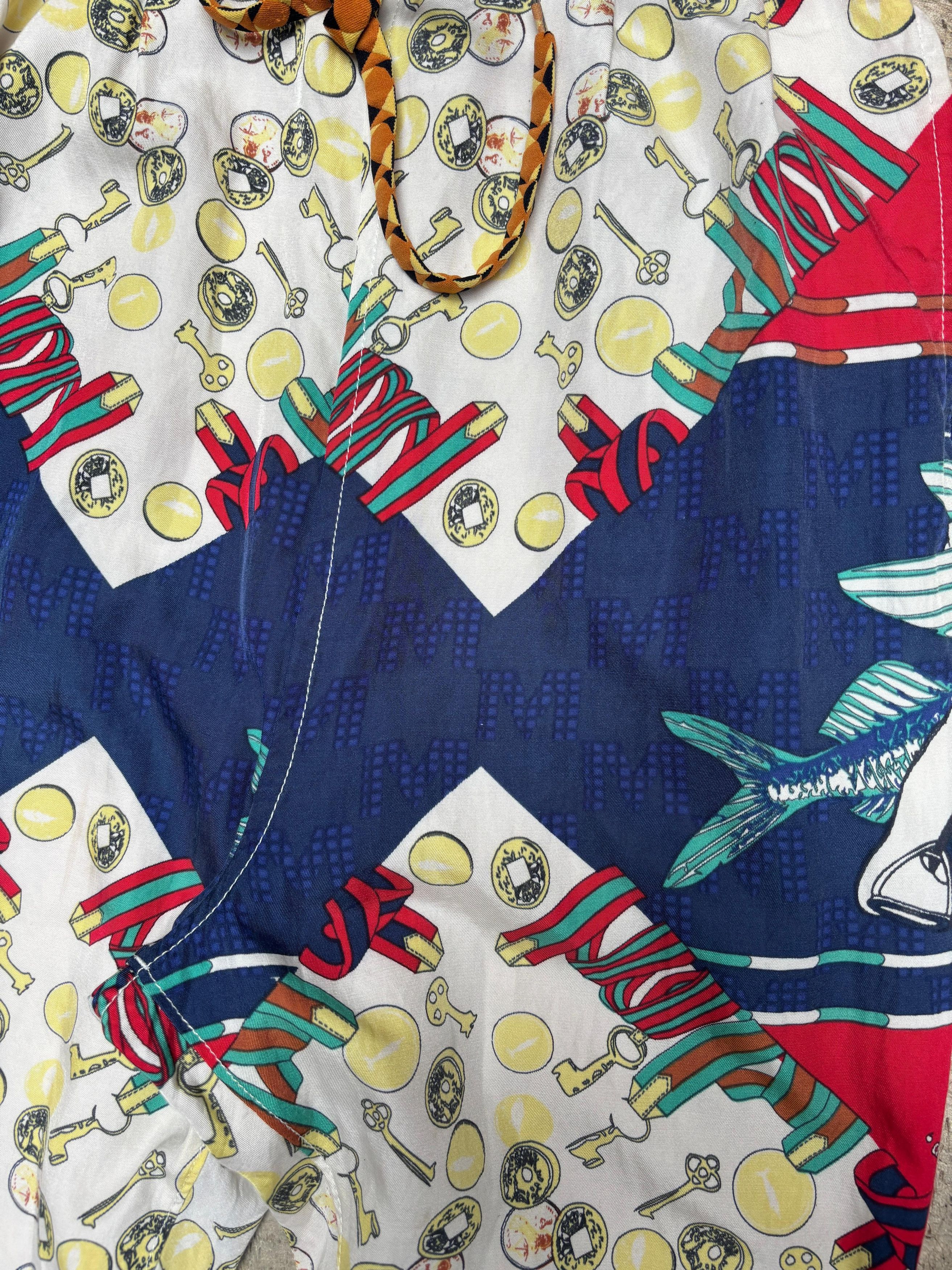 Issey Miyake × mercibeaucoup mercibeaucoup issey miyake allover adjustable Print Pants Size US 31 - 6 Thumbnail