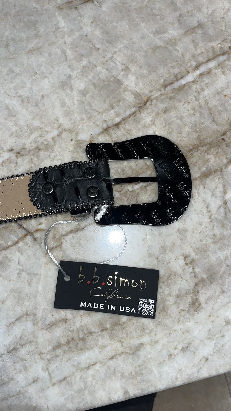 B.B. Simon Bb Simon belt Size 34 - 2 Thumbnail