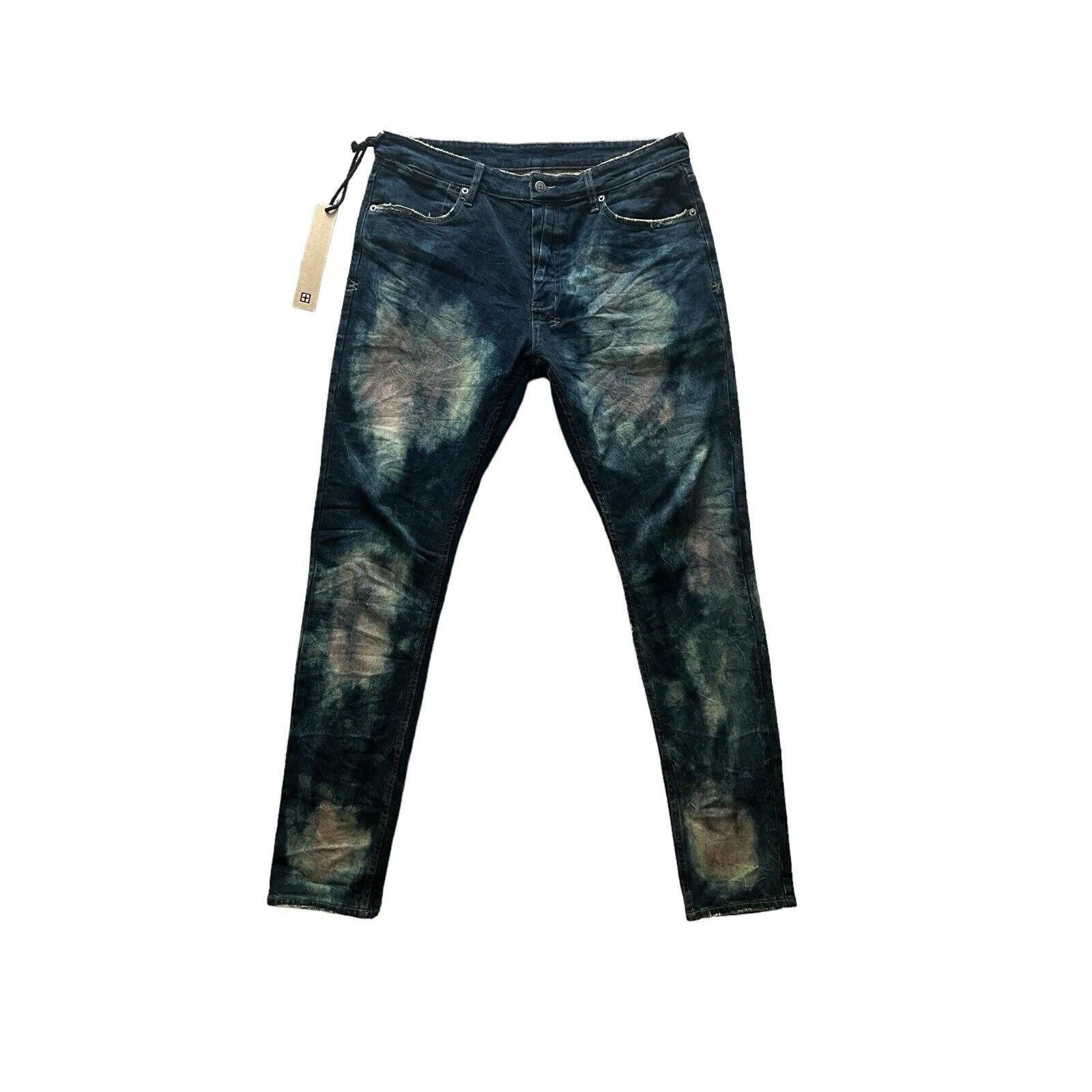 image of Ksubi Jeans Mens Van Winkle Skinny Leg Blue $260 Size 36/32