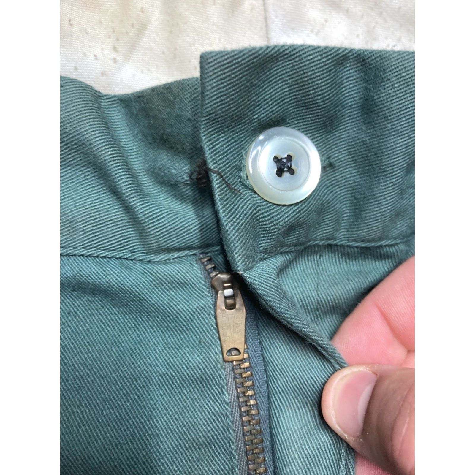 Vintage **VINTAGE 1970S BIG MAC CHINO WORK PANTS GREEN REGULAR 43X31.5** User: Vintage 1970s Big Mac Chino Work Pants Green Regular 43X31.5 Size US 43 - 4 Thumbnail