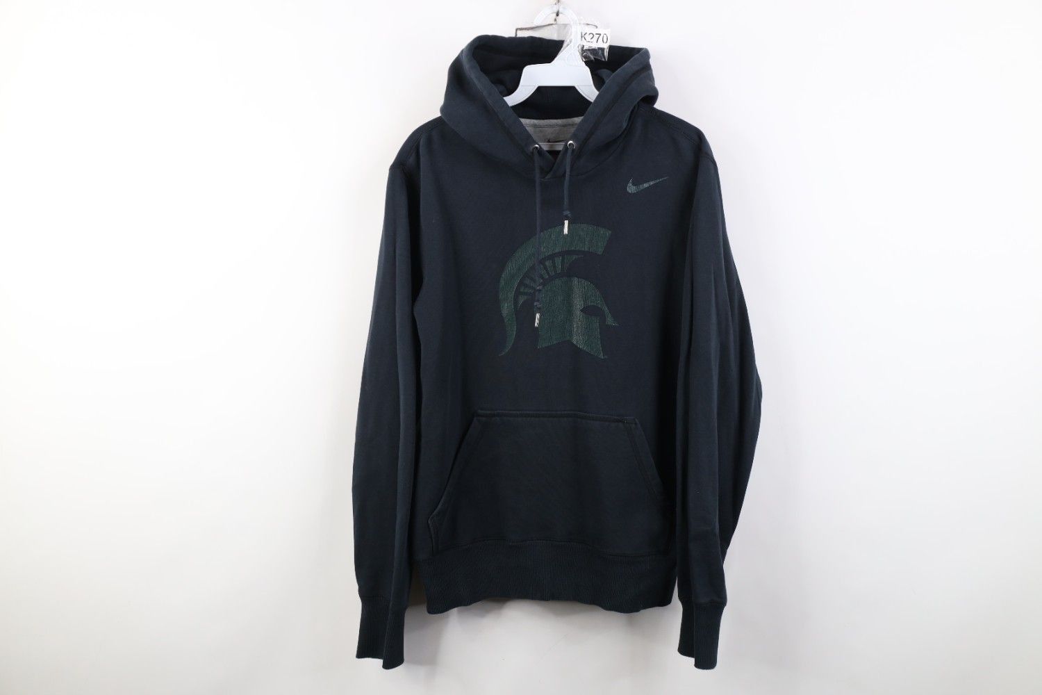 Nike Nike Mini Swoosh Michigan State University Hoodie Black Size US S / EU 44-46 / 1 - 1 Thumbnail