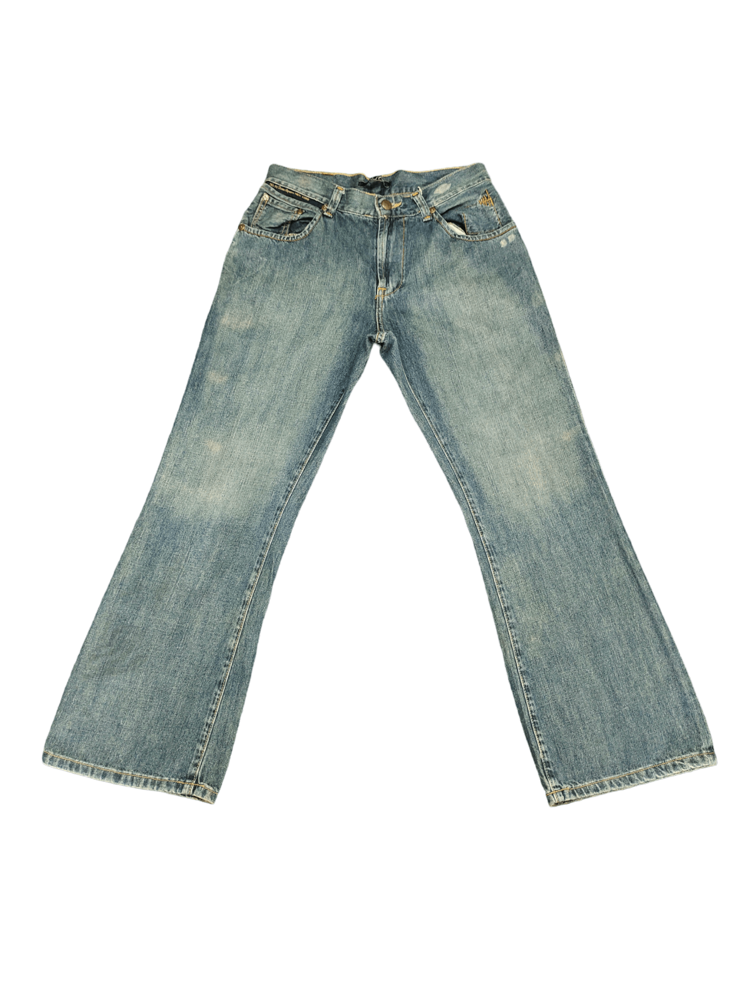 If Six Was Nine Flare Jeans Marc Ecko Cut & Sew Denim Boot Cut Streetwear Size US 30 / EU 46 - 3 Thumbnail