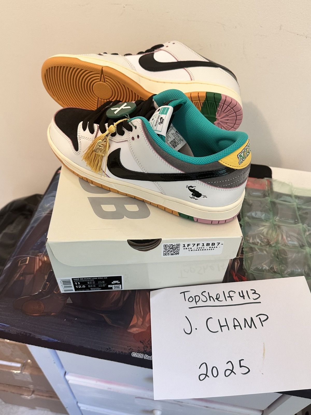 Nike SB Nike sb dunk sz 11 csef Size US 11 / EU 44 - 2 Thumbnail