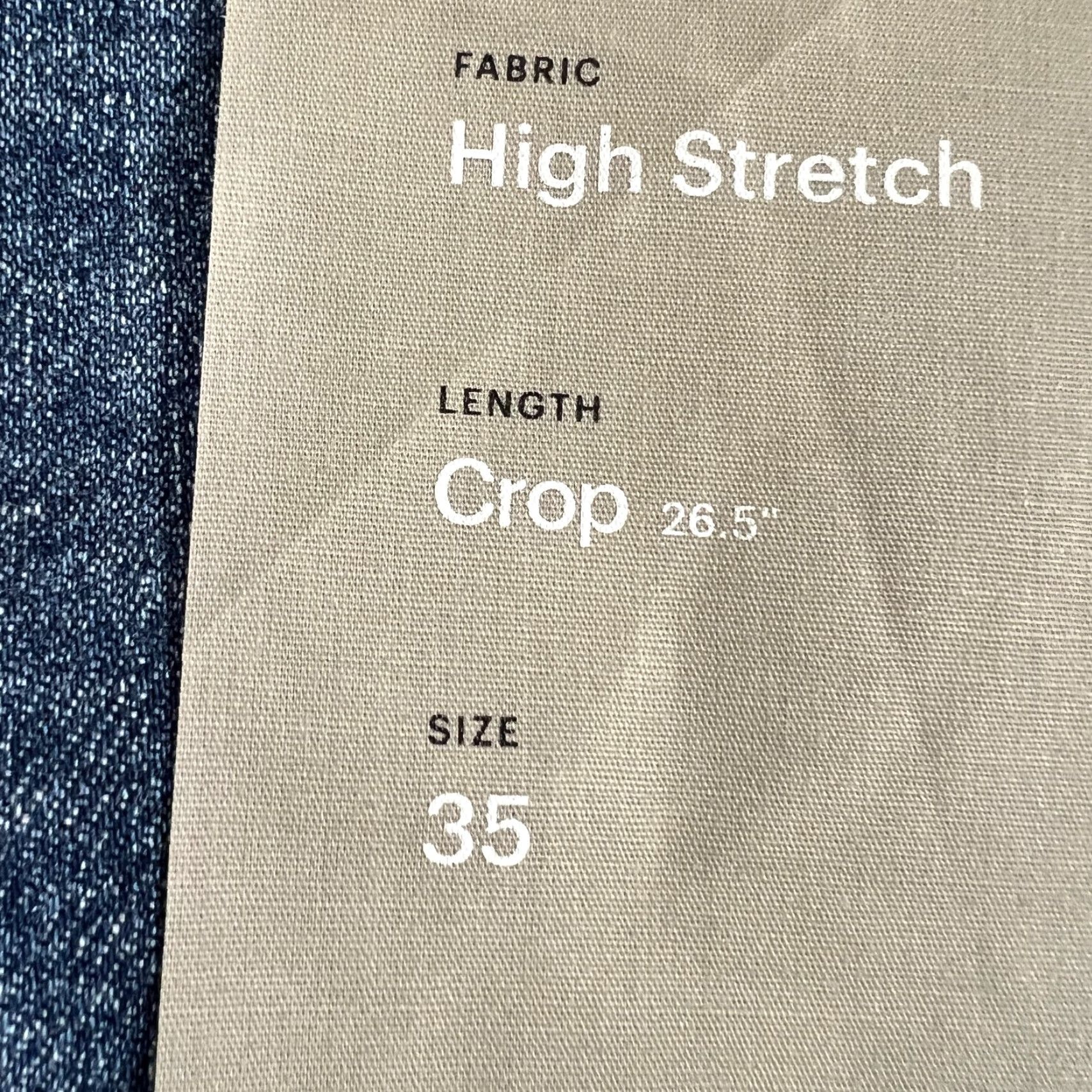 Everlane Everlane Women's Jeans Curvy Way High Skinny Size 35 Blue Wash Size 24" / US 00 / IT 34 - 4 Thumbnail