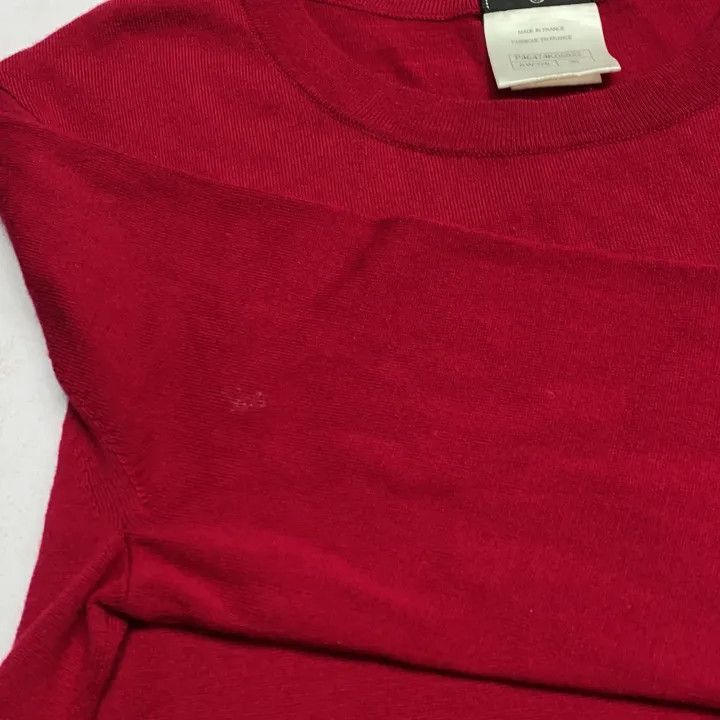 Chanel Chanel Casual Long Sleeve Red T-Shirt Size S / US 4 / IT 40 - 8 Thumbnail