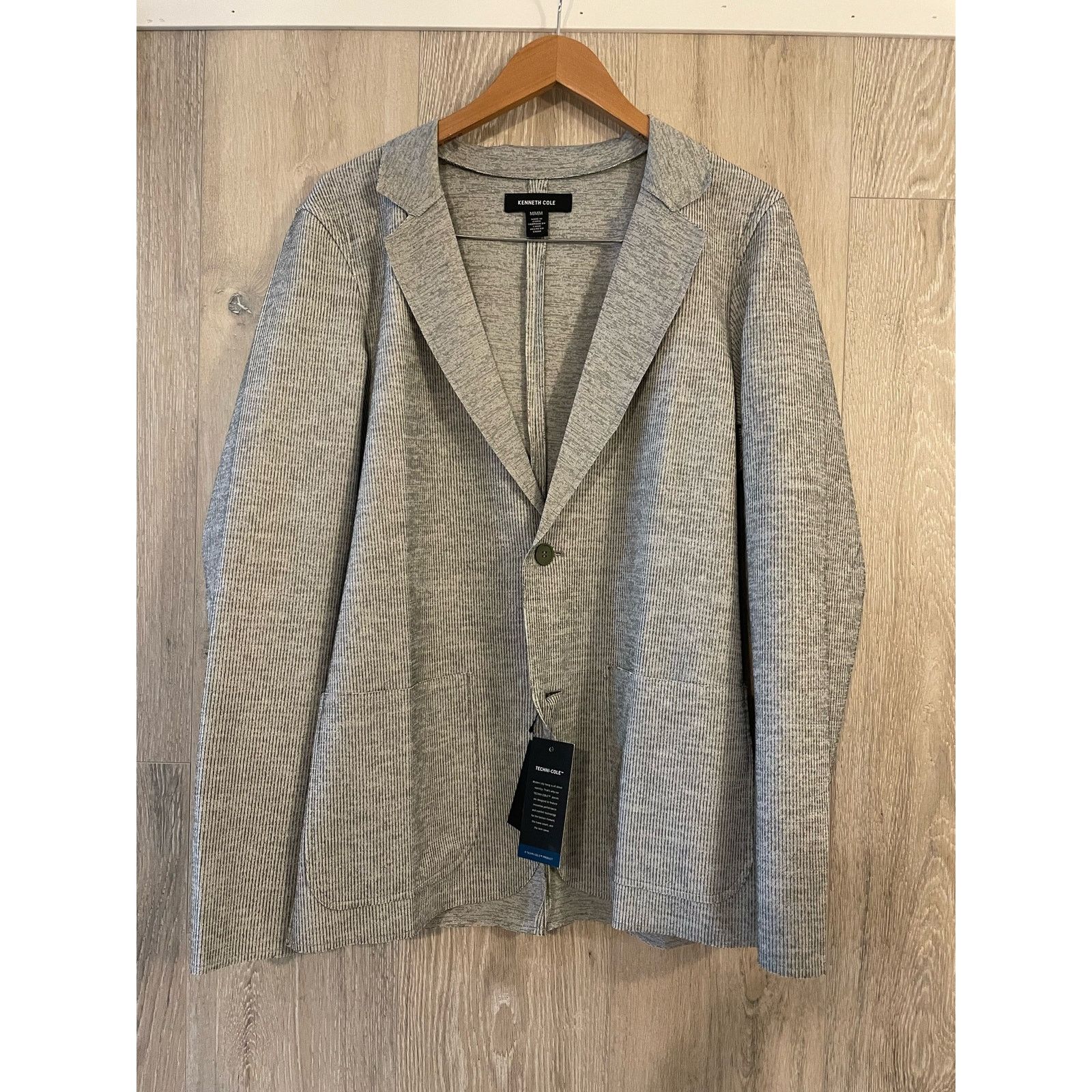 Kenneth Cole - Knit Flex Sportcoat / Gray / M / NWT