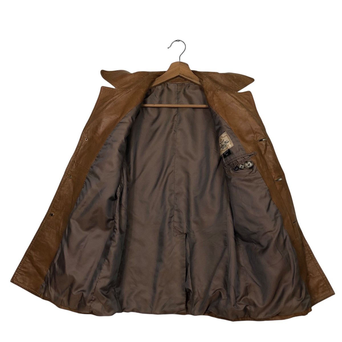 Japanese Brand 📌Vintage Leather Jacket Biker Wear Shlendid Issey Miyake Size US M / EU 48-50 / 2 - 14 Thumbnail
