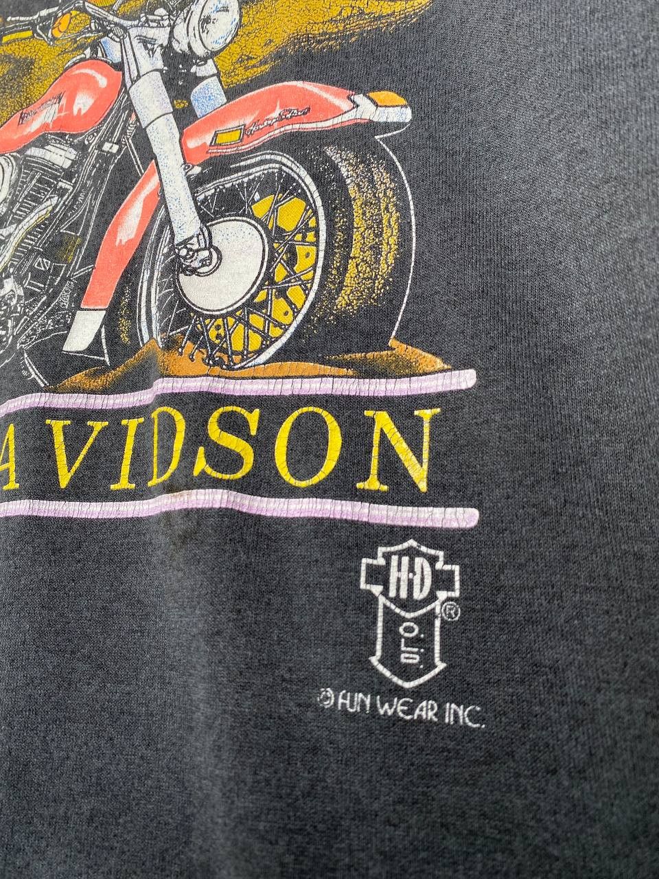 Harley Davidson Vtg 90s Harley Davidson The Legend Continues Fun Wear Tee Size US L / EU 52-54 / 3 - 4 Thumbnail