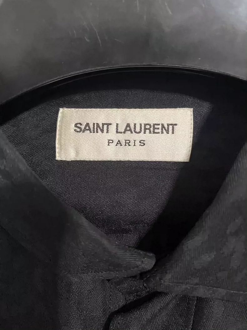 Saint Laurent Paris Saint Laurent Paris size 39 14SS silk dark print shirt 250 Size US M / EU 48-50 / 2 - 4 Thumbnail