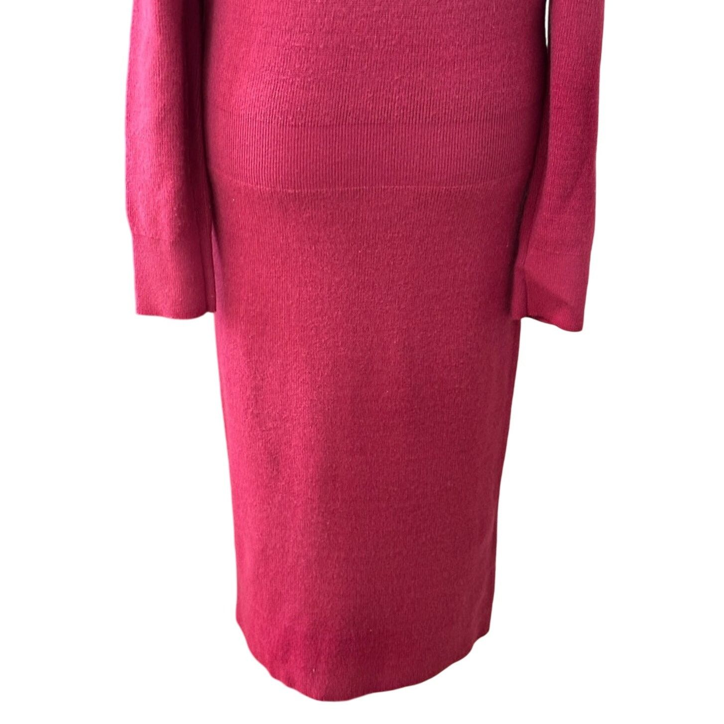Other Chelsea28 Midi Sweater Dress Cold Shoulder Pink S NWOT Size S / US 4 / IT 40 - 4 Thumbnail