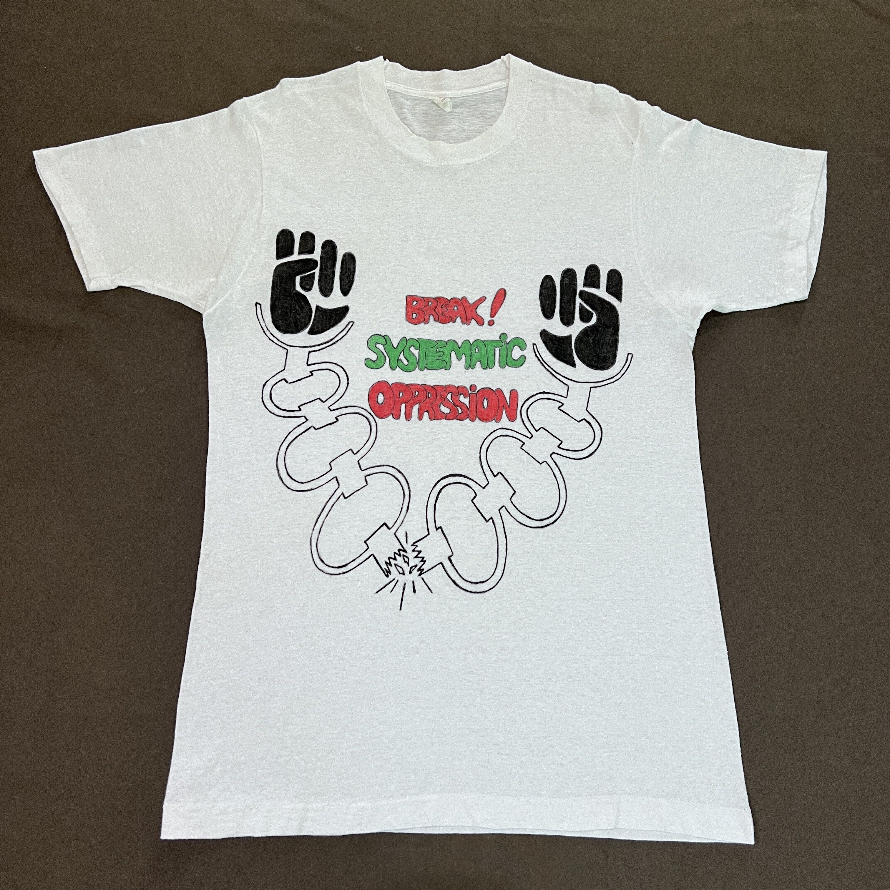 Vintage Vintage 80s break systematic oppression black power history Size US L / EU 52-54 / 3 - 1 Thumbnail