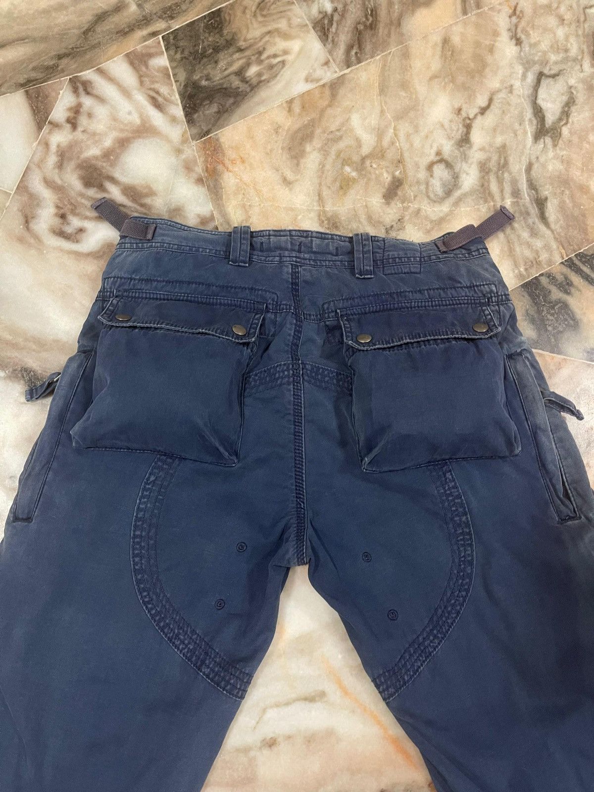 Polo Ralph Lauren Polo Ralph Lauren Faded Bondage Utility Pocket Cargo Pants Size US 33 - 14 Thumbnail