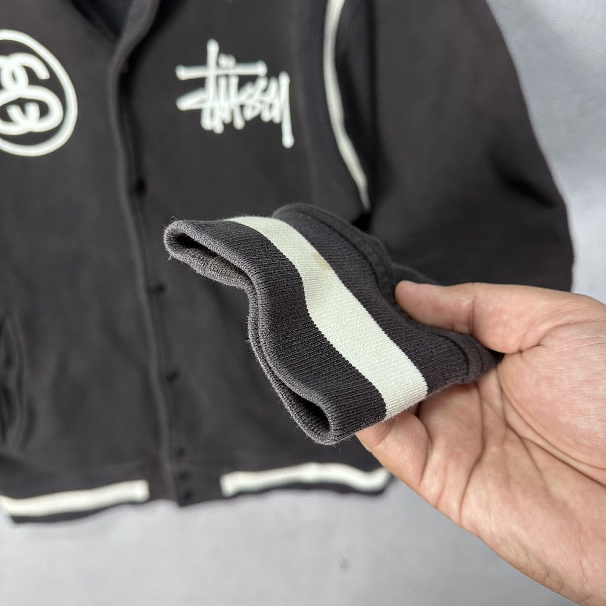 Stussy Vintage Stussy Varsity Jacket Large 2000s Streetwear Size US L / EU 52-54 / 3 - 5 Thumbnail