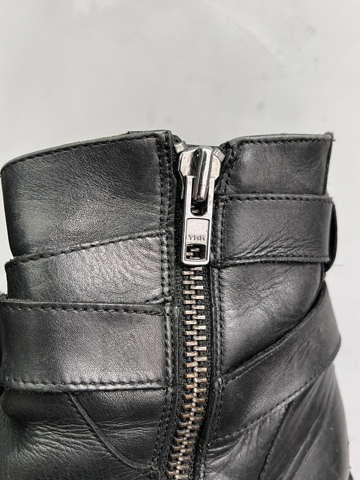 Vintage Leather Black Boots Zip Vintage Guidi Rick Owens Style Size US 7.5 / EU 40-41 - 10 Thumbnail