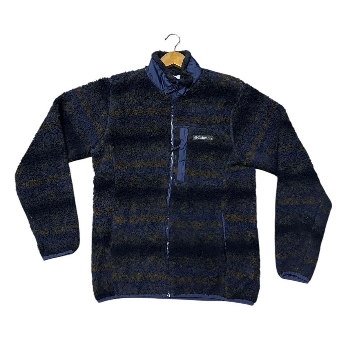 Columbia Columbia Men's Winter Pass Printed Sherpa Fleece Jacket Size US S / EU 44-46 / 1 - 5 Thumbnail