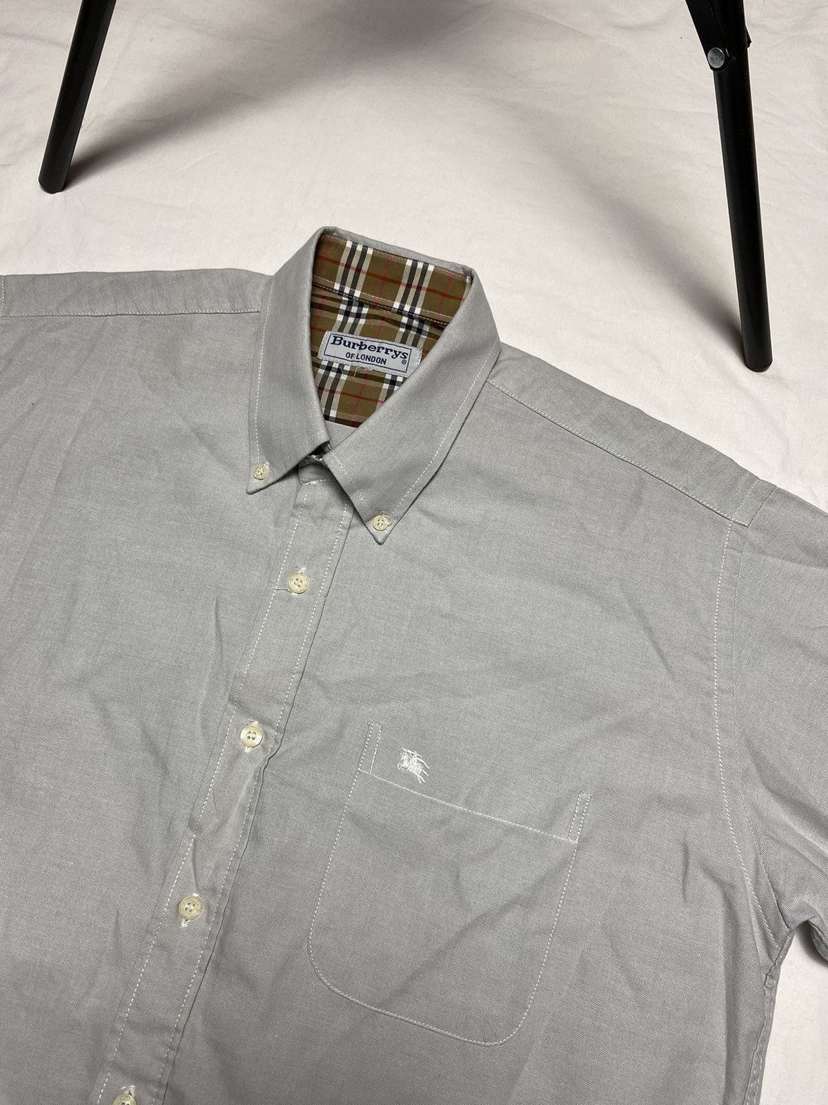 Burberry × Vintage Burberrys shirt vintage Size US XL / EU 56 / 4 - 3 Thumbnail