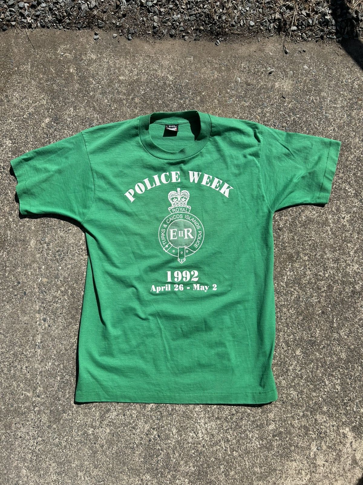 Vintage Police Week ss Size US L / EU 52-54 / 3 - 1 Thumbnail