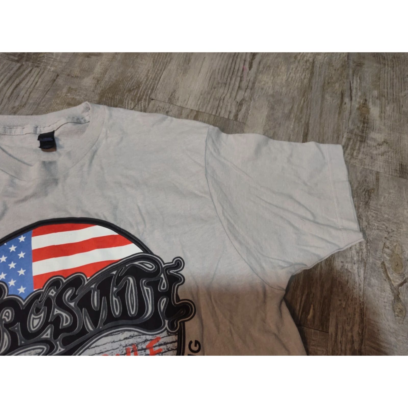 Tultex Aerosmith Graphic Print T-Shirt Men Large Cream Rock Band Tee Size US L / EU 52-54 / 3 - 6 Thumbnail