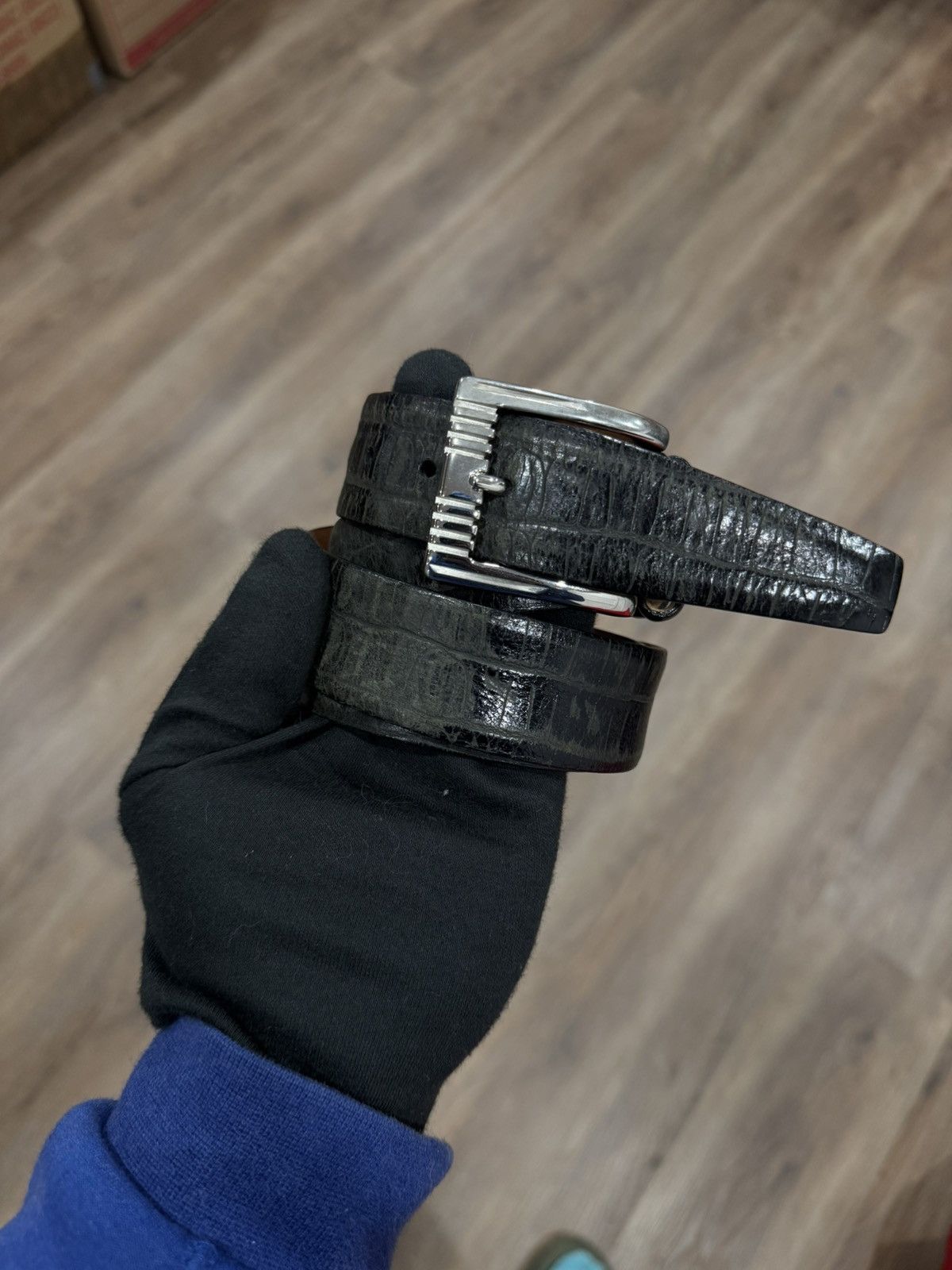 Other Paolo Da Ponte Genuine Leather Belt Size 36 - 6 Thumbnail