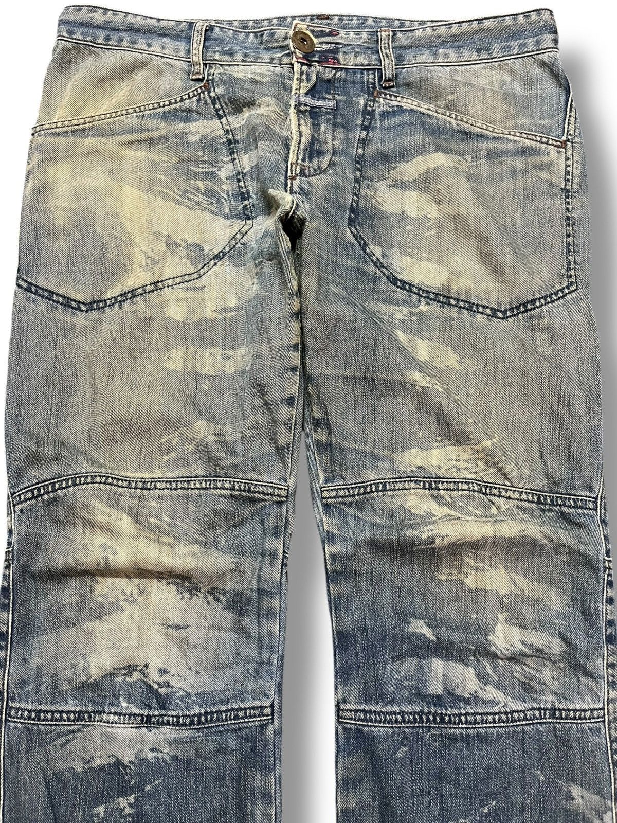 Marithe + Francois Girbaud Vintage Marithe Francois Girbaud Camourflage Denim Size US 37 - 2 Thumbnail