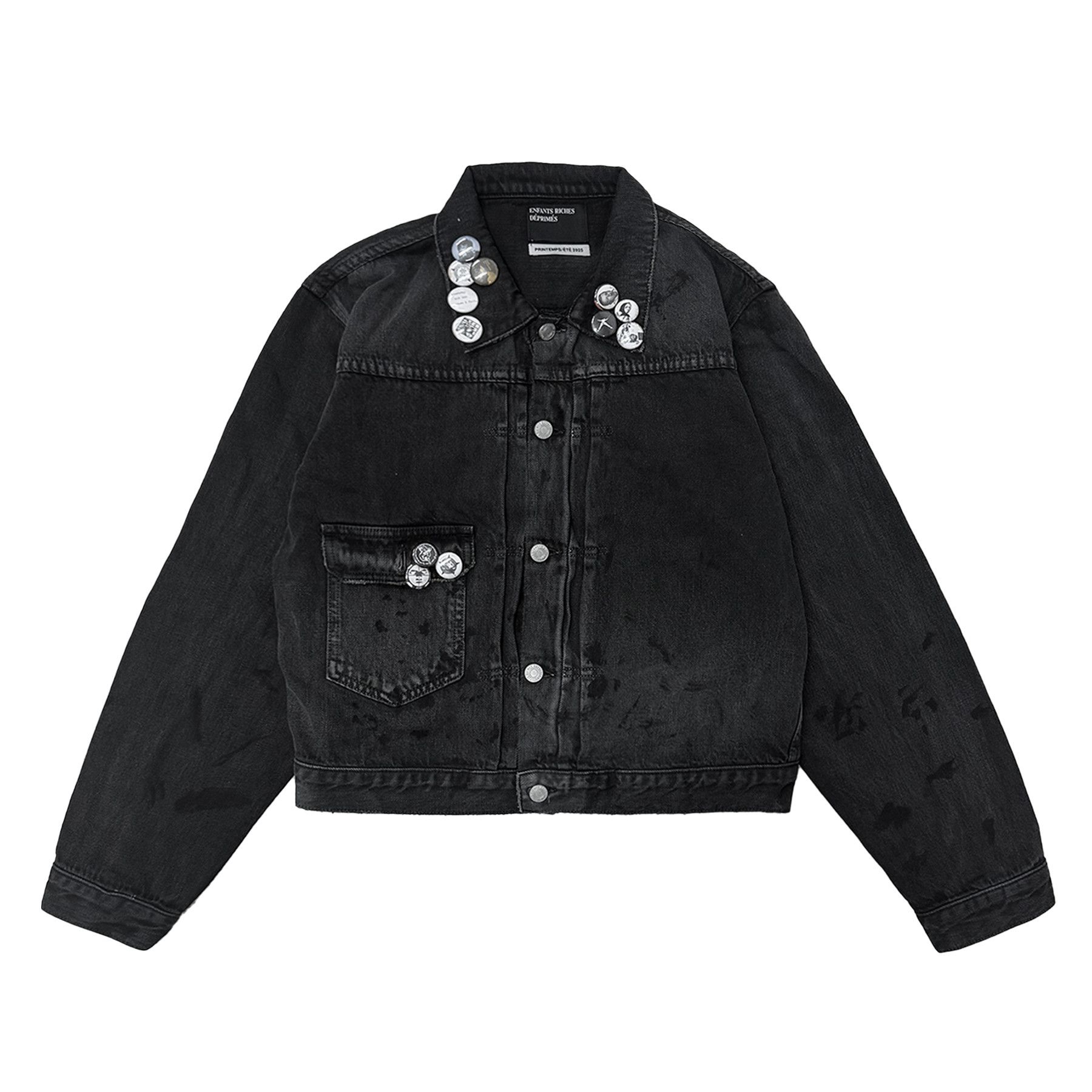 Enfants Riches Deprimes Enfants Riches Déprimés Type Vll Pin Assemblage Denim Jacket Size US L / EU 52-54 / 3 - 1 Thumbnail