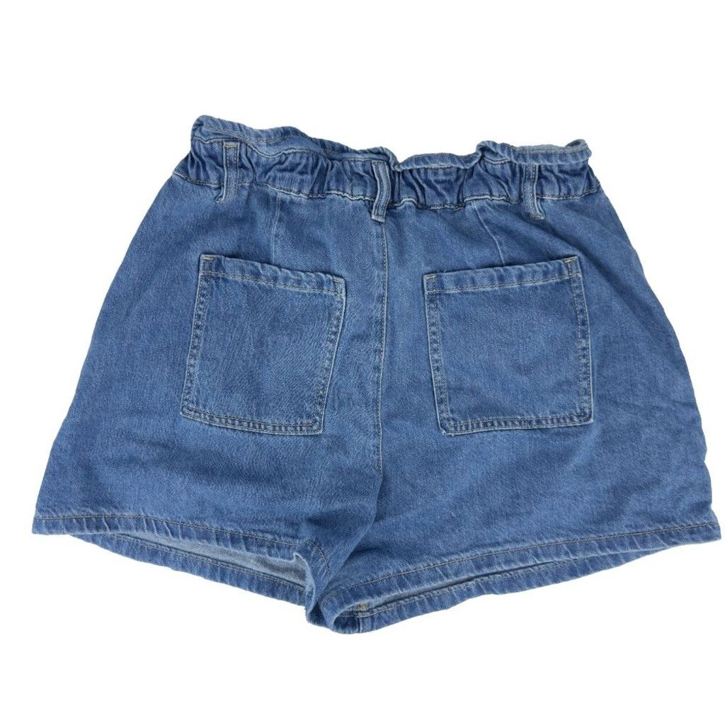 Other WOMANCE Denim Cotton Jean Elastic waist Belt loop Short sz L Size 30" / US 8 / IT 44 - 5 Thumbnail