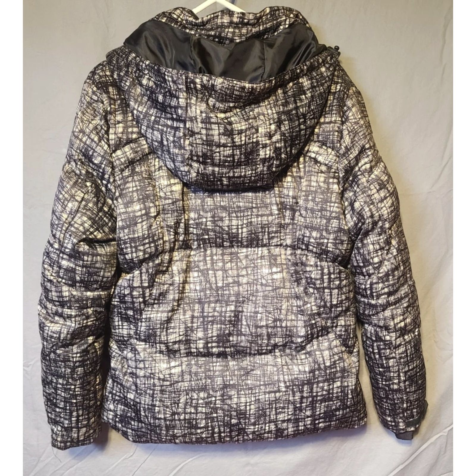 Calvin Klein VINTAGE Calvin Klein CK thk Black Down Feather Fill Hooded Winter Puffer Coat Womens Large Size L / US 10 / IT 46 - 2 Thumbnail