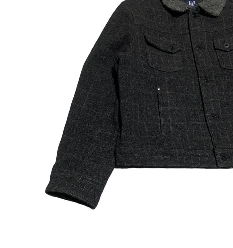 Japanese Brand Japanese Gap Wool Trucker Jacket Size US L / EU 52-54 / 3 - 2 Thumbnail