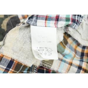 Bape Bape 1st Camo plaid check patchwork shirt Size US M / EU 48-50 / 2 - 7 Thumbnail