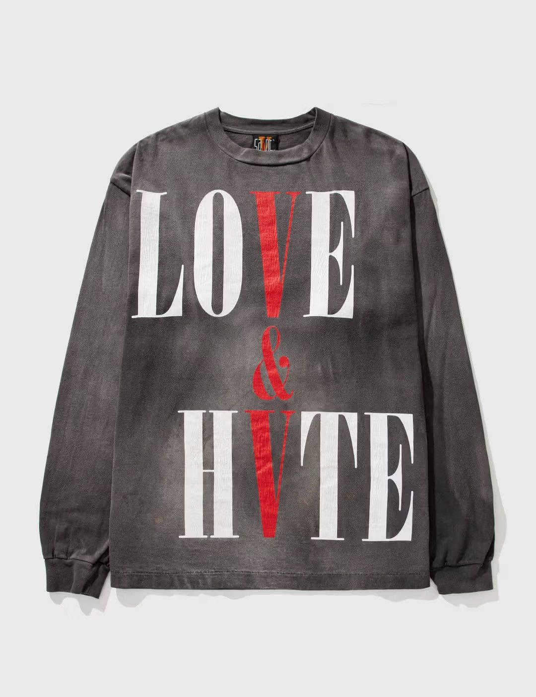 READYMADE Saint Michael Vlone Saint Mxxxxxx x VLONE Love Hate L S LARGE TEE Grailed