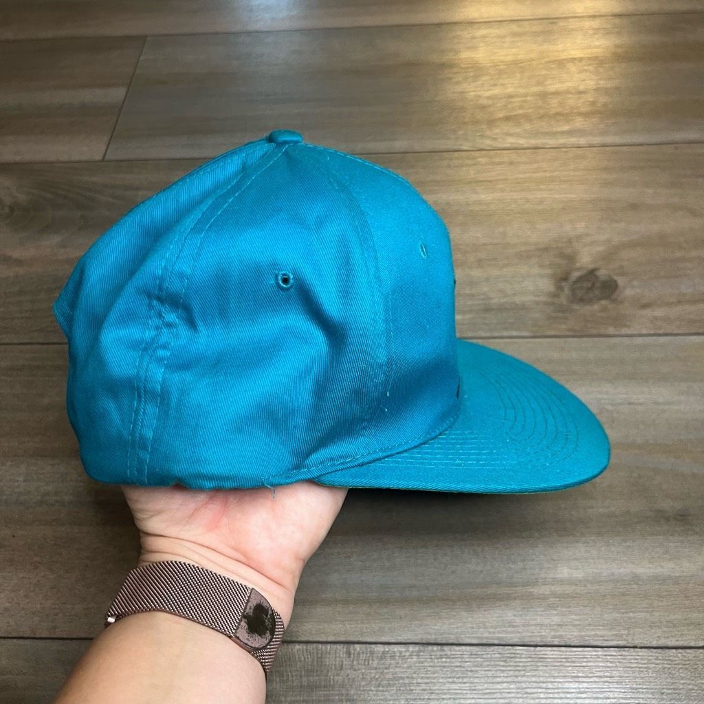 MLB Vintage Florida Marlins Blue SnapBack Hat OS Size ONE SIZE - 2 Thumbnail