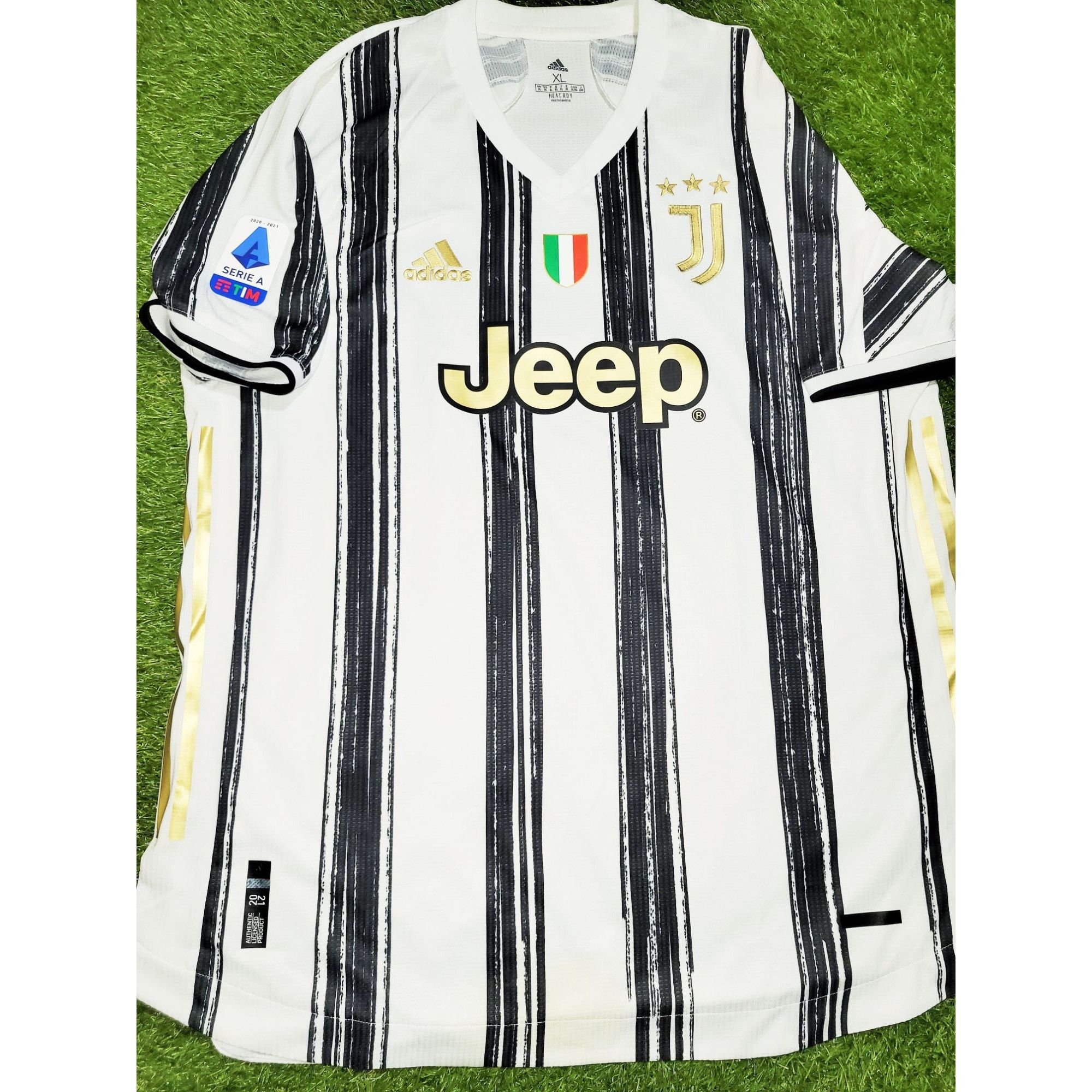 Ronaldo Juventus 2020 2021 PLAYER ISSUE Soccer Jersey XL