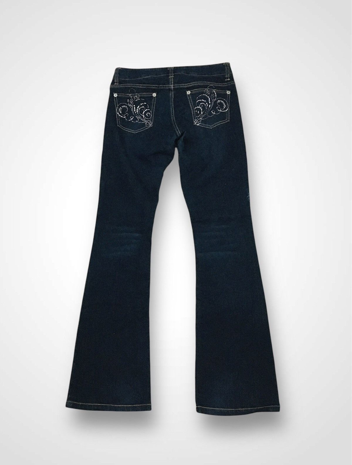 The Unbranded Brand Unbranded Flare Distressed Jeans (Y01) Size 29" - 2 Thumbnail