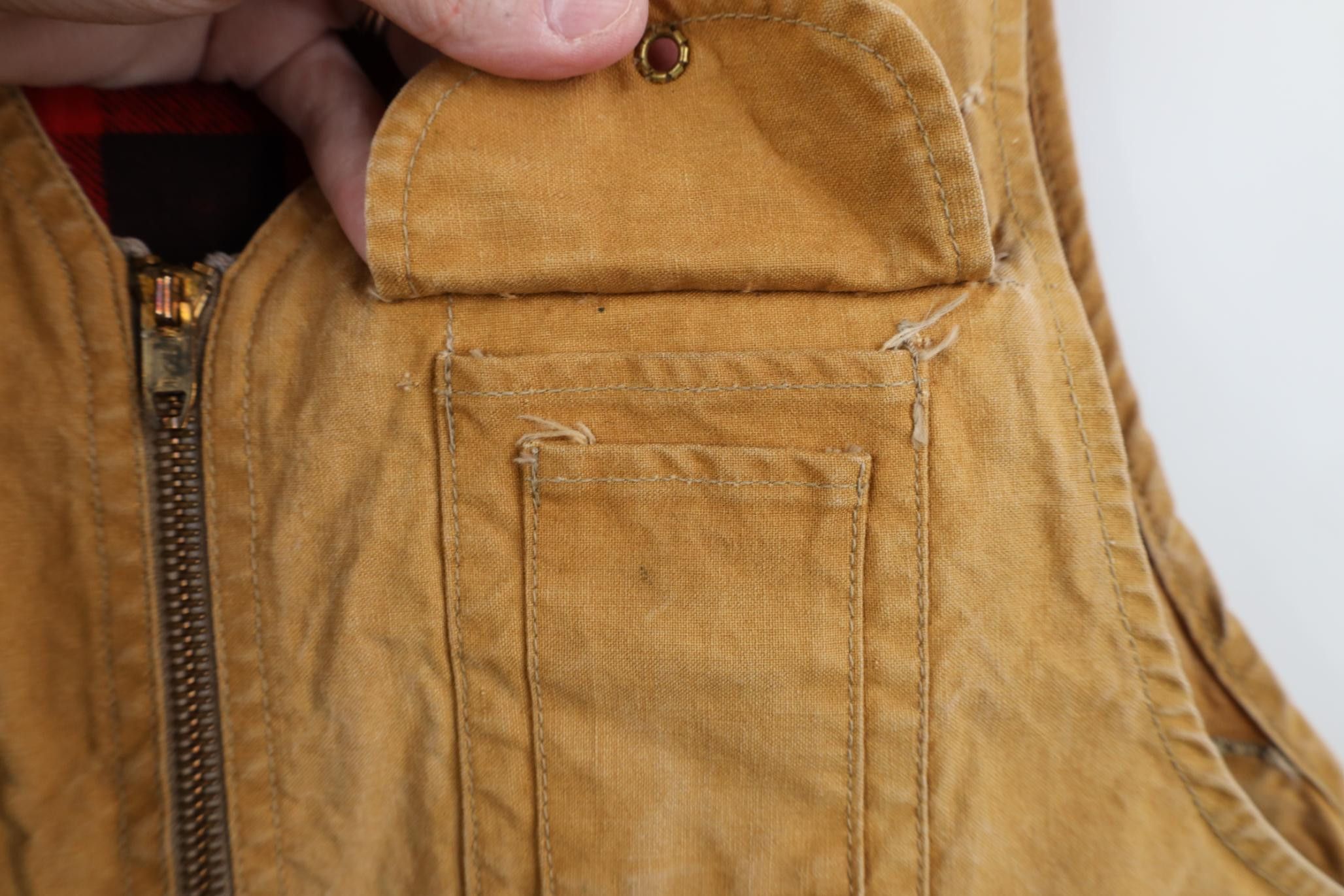 Vintage Vintage 50s Canvas Hunting Birding Vest Jacket Brown USA Size US M / EU 48-50 / 2 - 8 Thumbnail